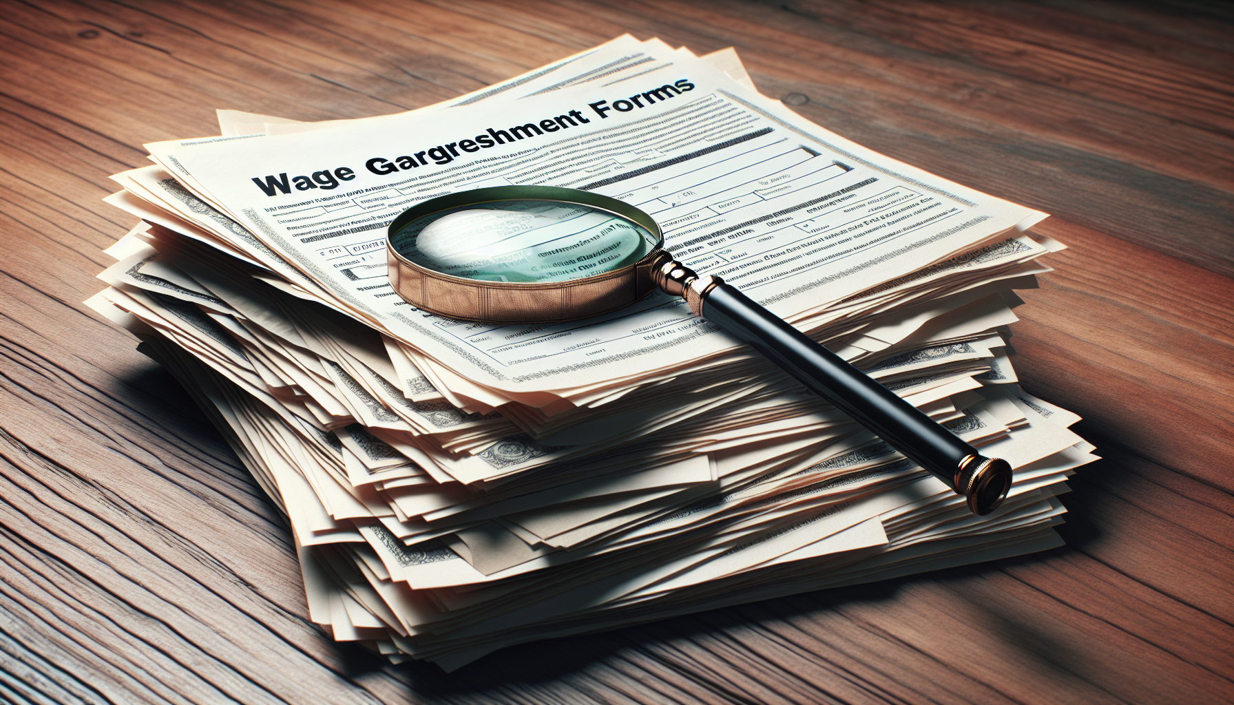 Wage Garnishment Forms A Closer Look